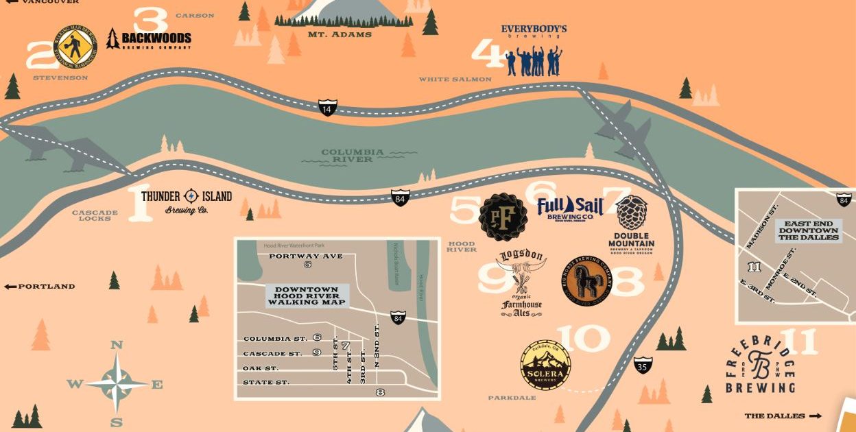 White Salmon WA Washington State Columbia River