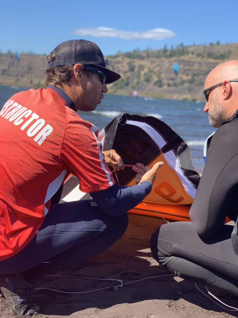 kitesurfing lesson near White Salmon WA