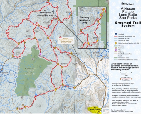 groomed trails white salmon