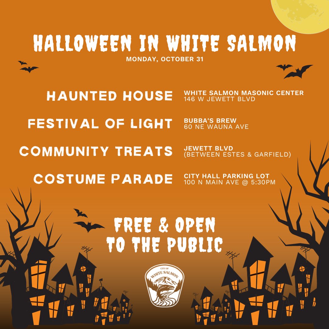 White Salmon Celebrates Halloween with Haunted House, Costume Parade