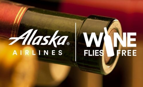 alaska airlines wine flies free